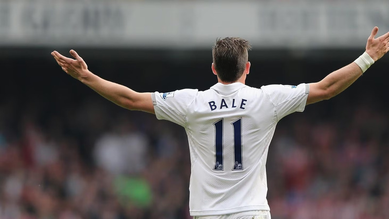 Số áo Gareth Bale